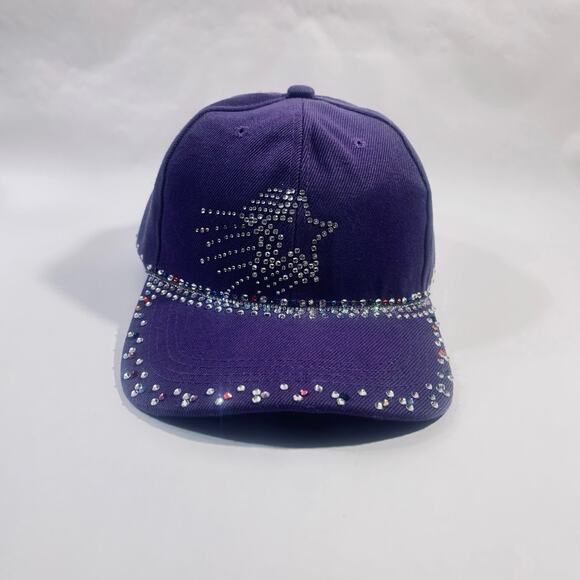Handmade Rhinestone Studded Shooting Star Streetwear Shiny Bling Baseball Cap - Picture 8 of 11